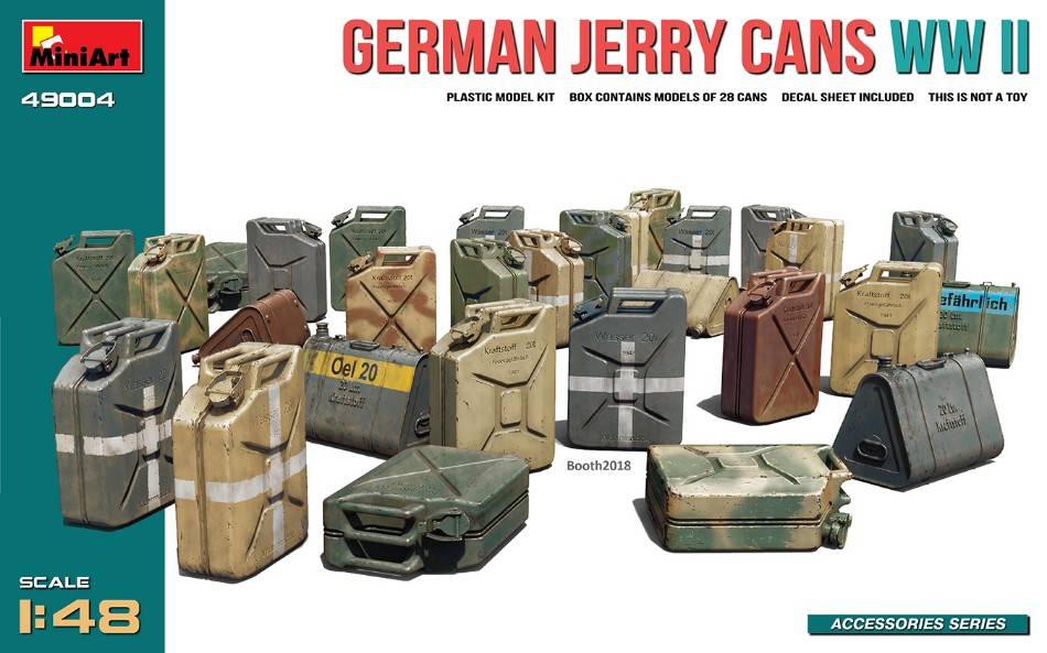 KIT DE MONTAGE À L'ÉCHELLE COMPATIBLE AVEC LES JERRY CANONS ALLEMAND WW2 KIT 1:48 MINIART MIN49004