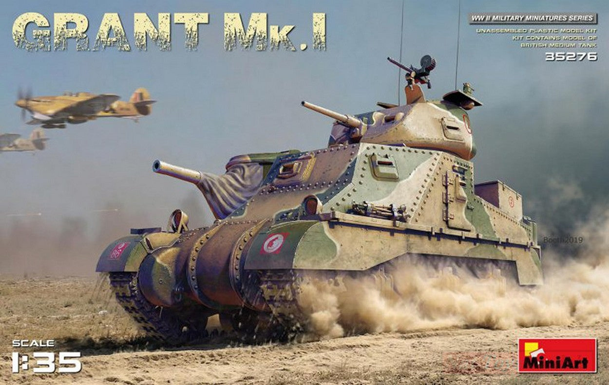 KIT DA MONTARE IN SCALA COMPATIBILE CON GRANT Mk.I KIT 1:35 MINIART MIN35276