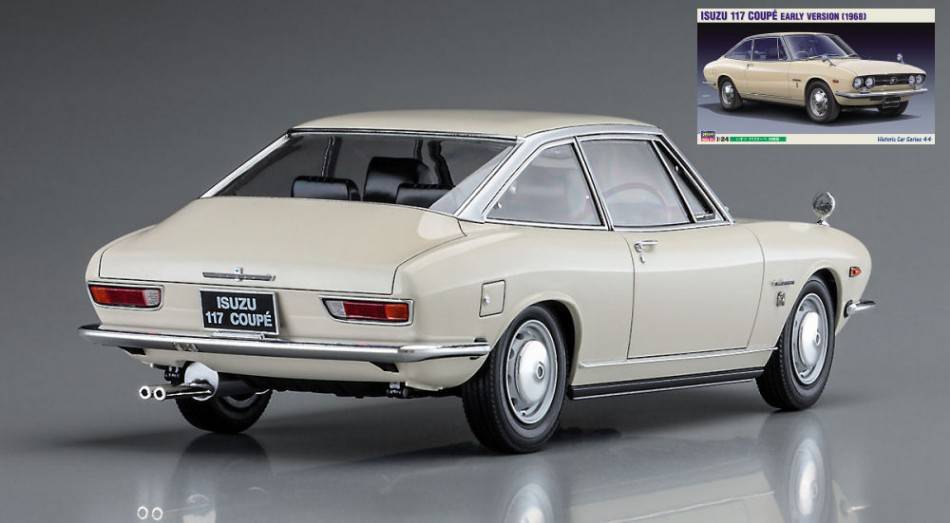 KIT DA MONTARE IN SCALA COMPATIBILE CON ISUZU 117M COUPE' EARLY VERSION KIT 1:24 HASEGAWA HA21144