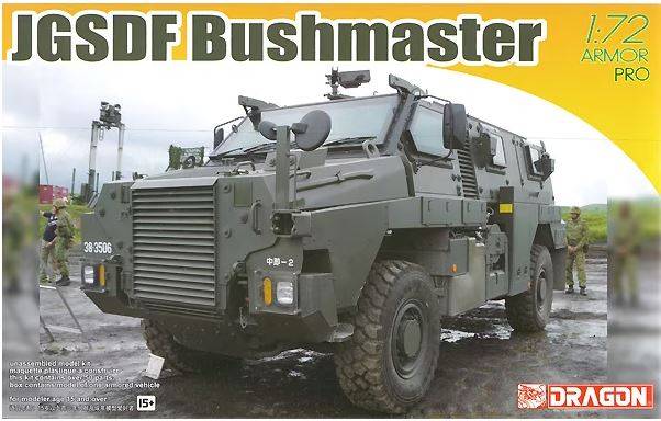 KIT D'ASSEMBLAGE À L'ÉCHELLE COMPATIBLE AVEC LE KIT JGSDF BUSHMASTER 1:72 DRAGON D7700