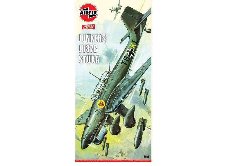 KIT DE MONTAGE BALANCE COMPATIBLE AVEC JUNKERS JU87B STUKA 46 cm KIT 1:24 AIRFIX A18002V