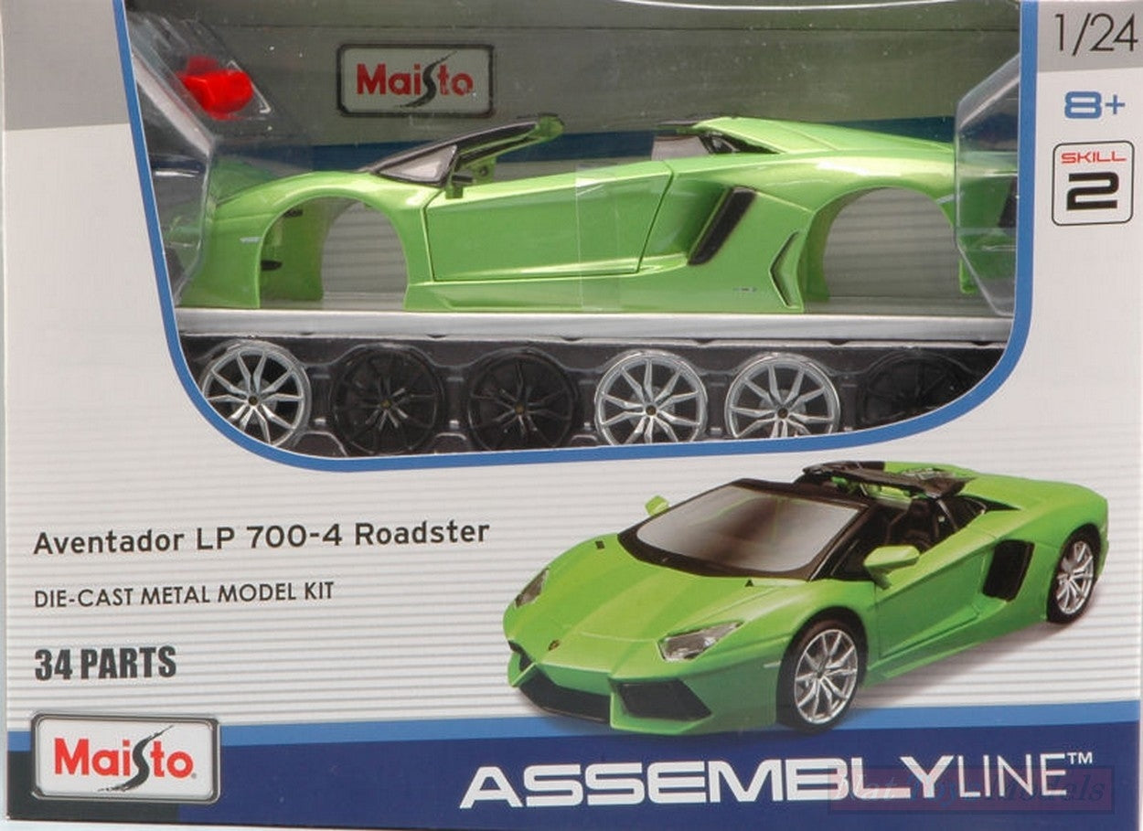 SCALE ASSEMBLY KIT COMPATIBLE WITH LAMBORGHINI AVENTADOR LP700-4 ROADSTER KIT 1:24 MAISTO MI39124