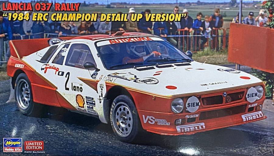 KIT DA MONTARE IN SCALA COMPATIBILE CON LANCIA 037 RALLY1984 ERC CHAMPION DETAIL UP VERSION KIT 1:24 HASEGAWA HA52305