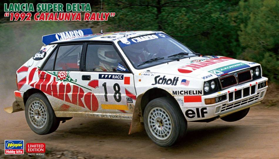 KIT DA MONTARE IN SCALA COMPATIBILE CON LANCIA SUPER DELTA 1992 CATALUNYA RALLY KIT 1:24 HASEGAWA HA20601