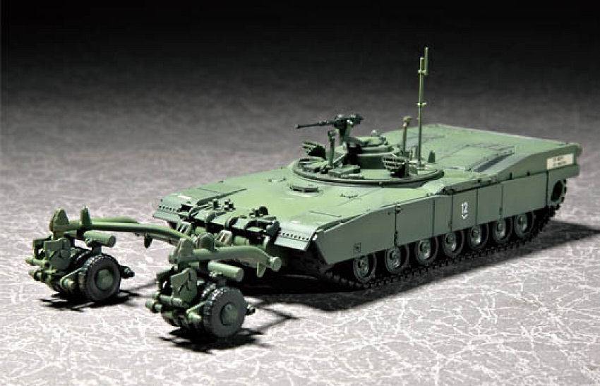 KIT D'ASSEMBLAGE À L'ÉCHELLE COMPATIBLE AVEC LE KIT DE RÉSERVOIR DE DÉMINAGE M1 PANTHER II 1:72 TRUMPETER TP7280