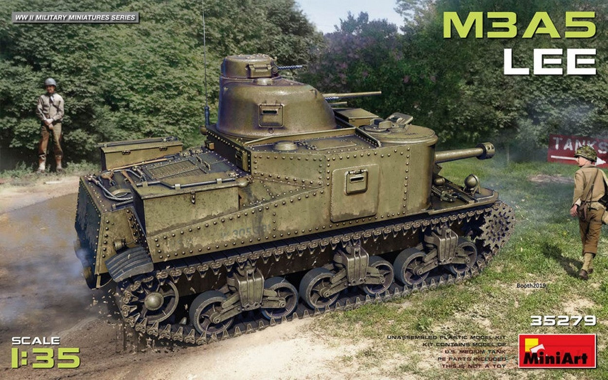 KIT DE MONTAGE À L'ÉCHELLE COMPATIBLE AVEC LE KIT M3A5 LEE 1:35 MINIART MIN35279