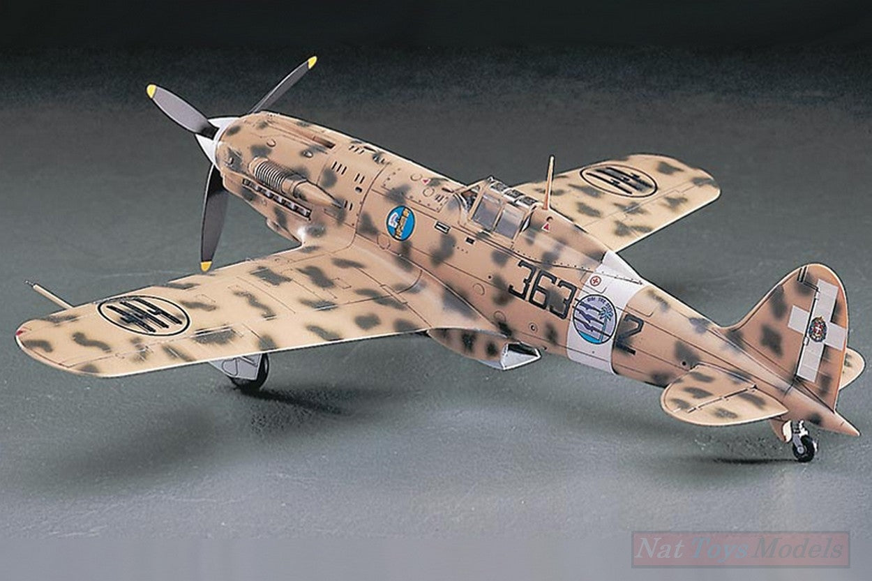 KIT À ASSEMBLER À L'ÉCHELLE COMPATIBLE AVEC MACCHI C 202 FOLGORE KIT 1:48 HASEGAWA HASJT32