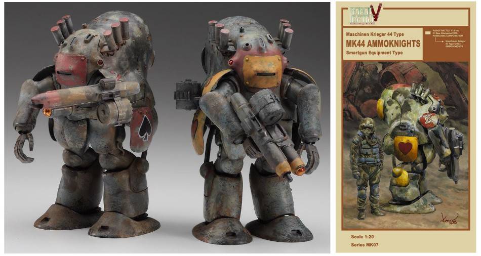 KIT DA MONTARE IN SCALA COMPATIBILE CON MASCHINEN KRIEGER ROBOTBATTLE VFME KIT 1:20 HASEGAWA HA64007
