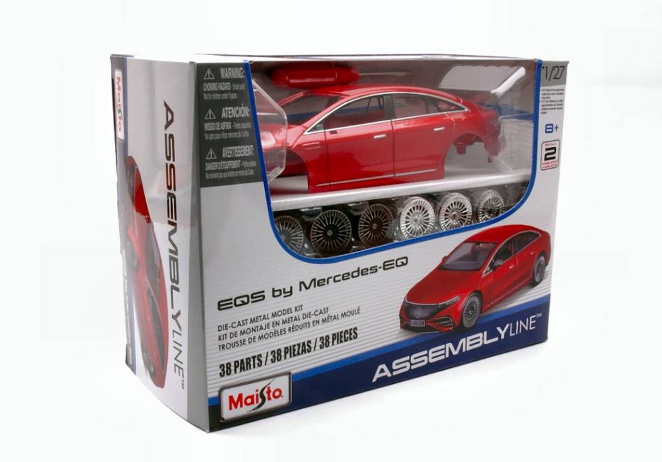 KIT DE MONTAGE À L'ÉCHELLE COMPATIBLE AVEC LE KIT MERCEDES EQ EQS 1:24 MAISTO MI39261