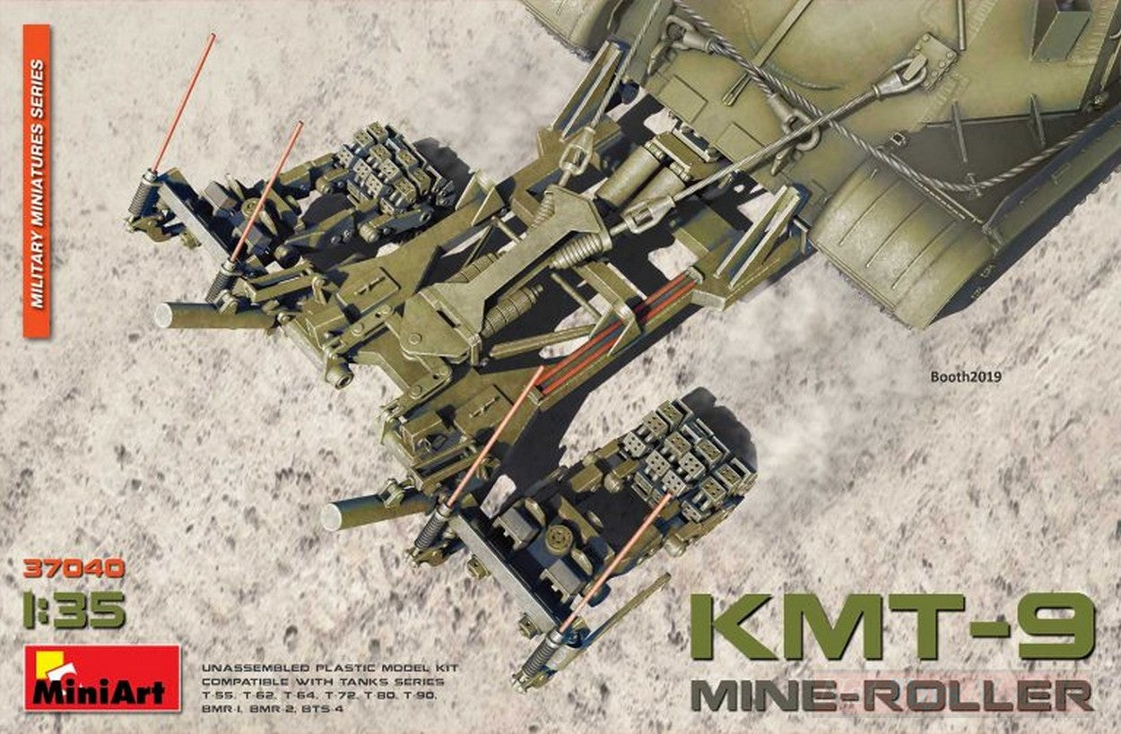 KIT À ASSEMBLER À L'ÉCHELLE COMPATIBLE AVEC LE ROULEAU DE MINE KMT-9 KIT 1:35 MINIART MIN37040