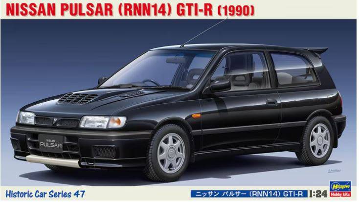 KIT DE MONTAGE À L'ÉCHELLE COMPATIBLE AVEC LE KIT NISSAN PULSAR GTI-R 1:24 HASEGAWA HA21147