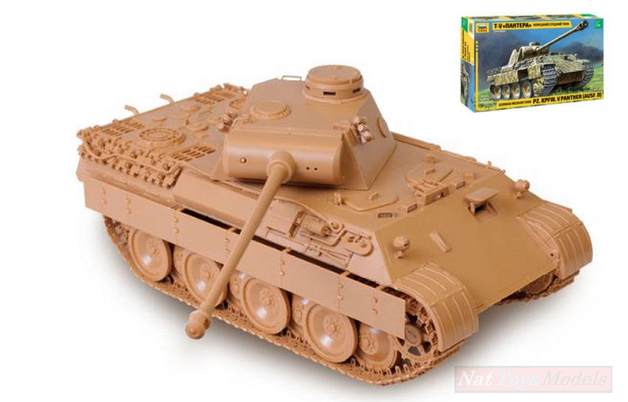 KIT DE MONTAGE À L'ÉCHELLE COMPATIBLE AVEC LE KIT PANTHER AUSF.D 1:35 ZVEZDA Z3678