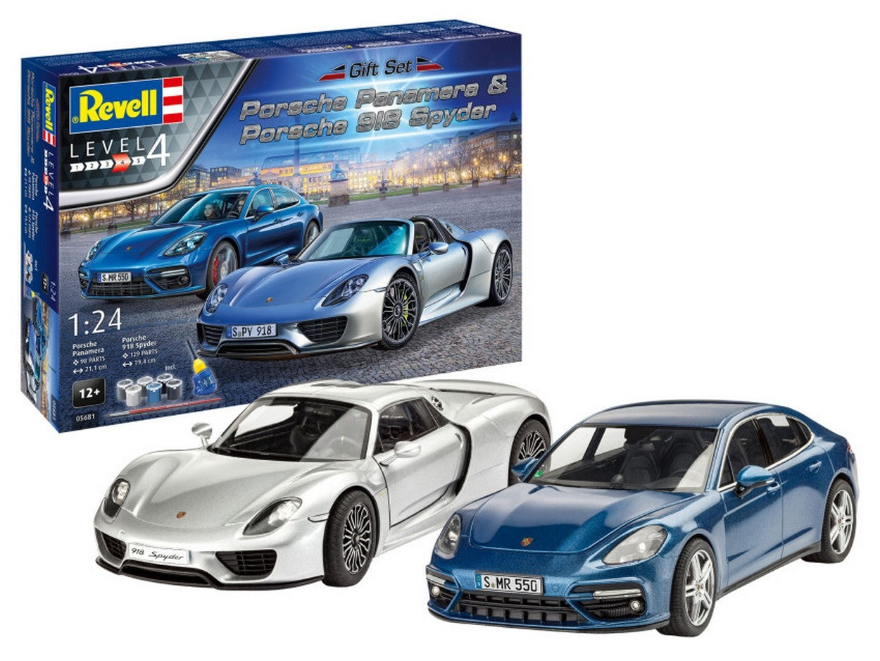 KIT DE MONTAGE À L'ÉCHELLE COMPATIBLE AVEC LE KIT CADEAU PORSCHE 1:24 REVELL RV05681