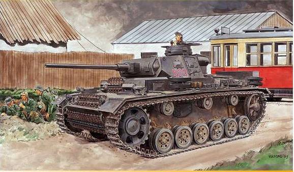KIT À ASSEMBLER DANS UNE ÉCHELLE COMPATIBLE AVEC PCS. KPFW.III AUSF.J SMART KIT 1:35 DRAGON D6394