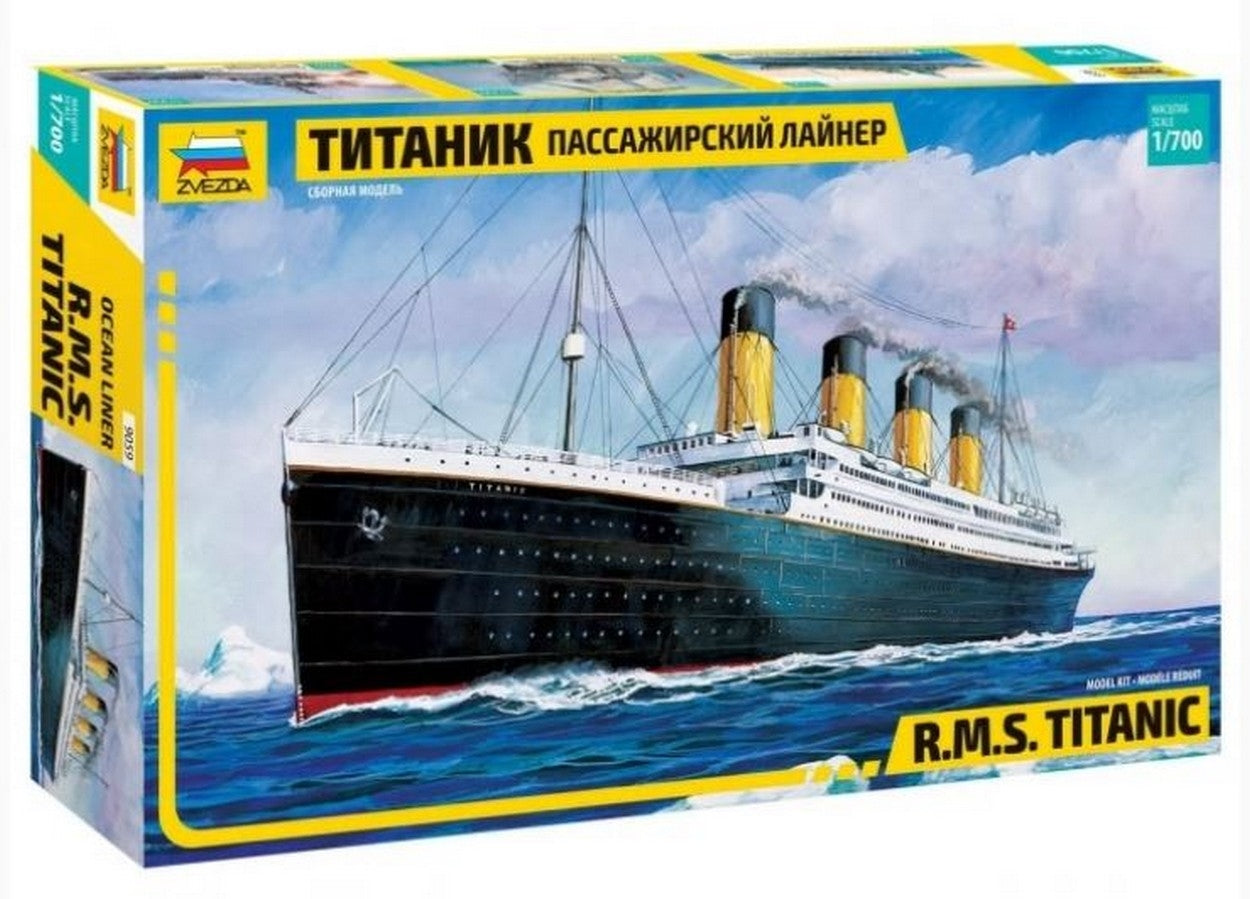 KIT DE MONTAGE À L'ÉCHELLE COMPATIBLE AVEC LE KIT RMS TITANIC 1:700 ZVEZDA Z9059