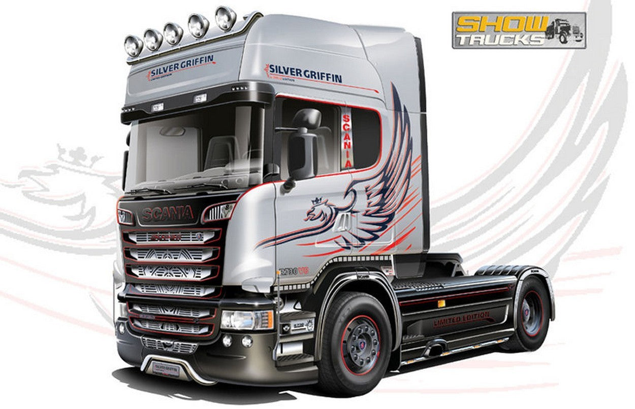 KIT DA MONTARE IN SCALA COMPATIBILE CON SCANIA R730 STREAMLINE 4x2 KIT 1:24 ITALERI IT3906