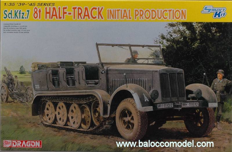 SCALE ASSEMBLY KIT COMPATIBLE WITH SD KFZ 8 T HALFTRACK KIT 1:35 DRAGON D6466