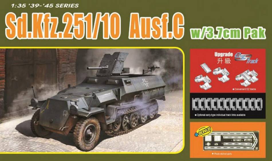KIT À MONTER DANS UN ESCALIER COMPATIBLE AVEC SD.KFZ. 251/10 AUSF.C KIT 1:35 DRAGON D6983
