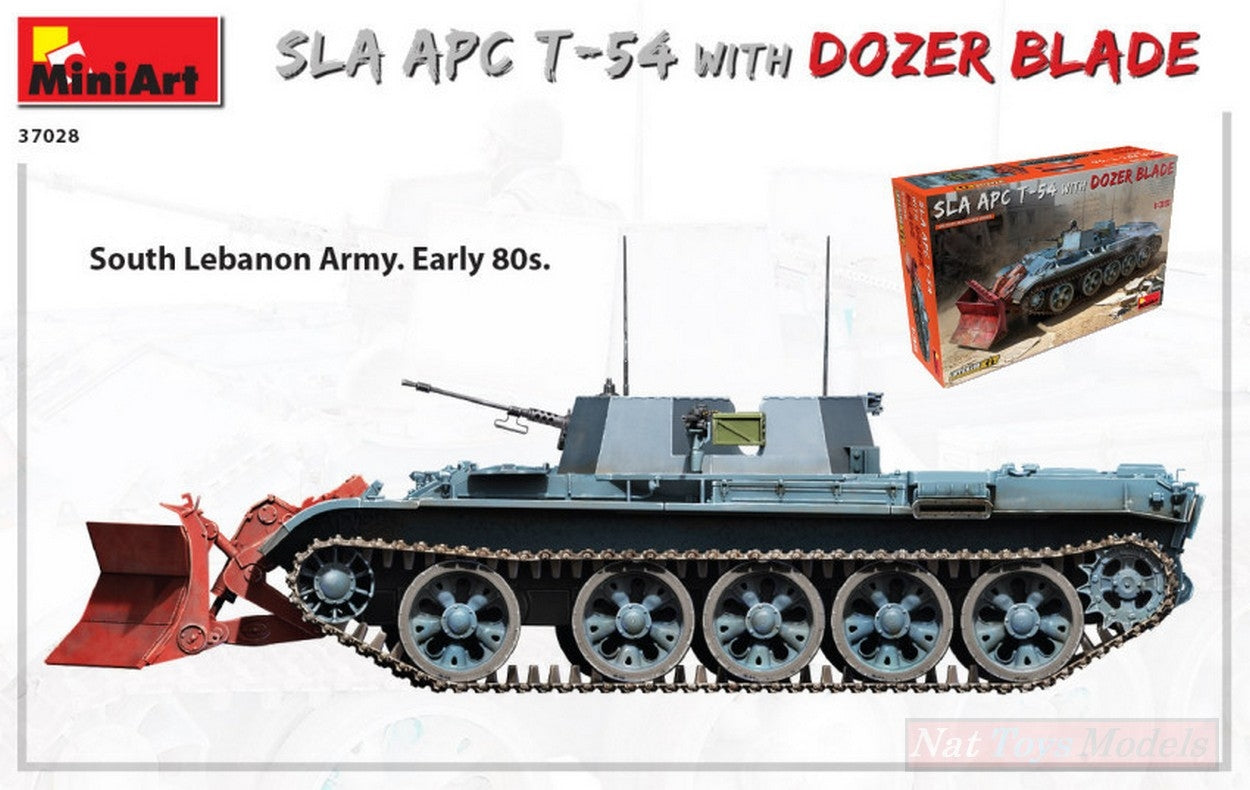KIT DA MONTARE IN SCALA COMPATIBILE CON SLA APC T-54 W/DOZER BLADE INTERIOR KIT 1:35 MINIART MIN37028