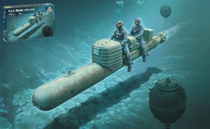 KIT DA MONTARE IN SCALA COMPATIBILE CON S.L.C. MAIALE W/CREW KIT 1:35 ITALERI IT5621
