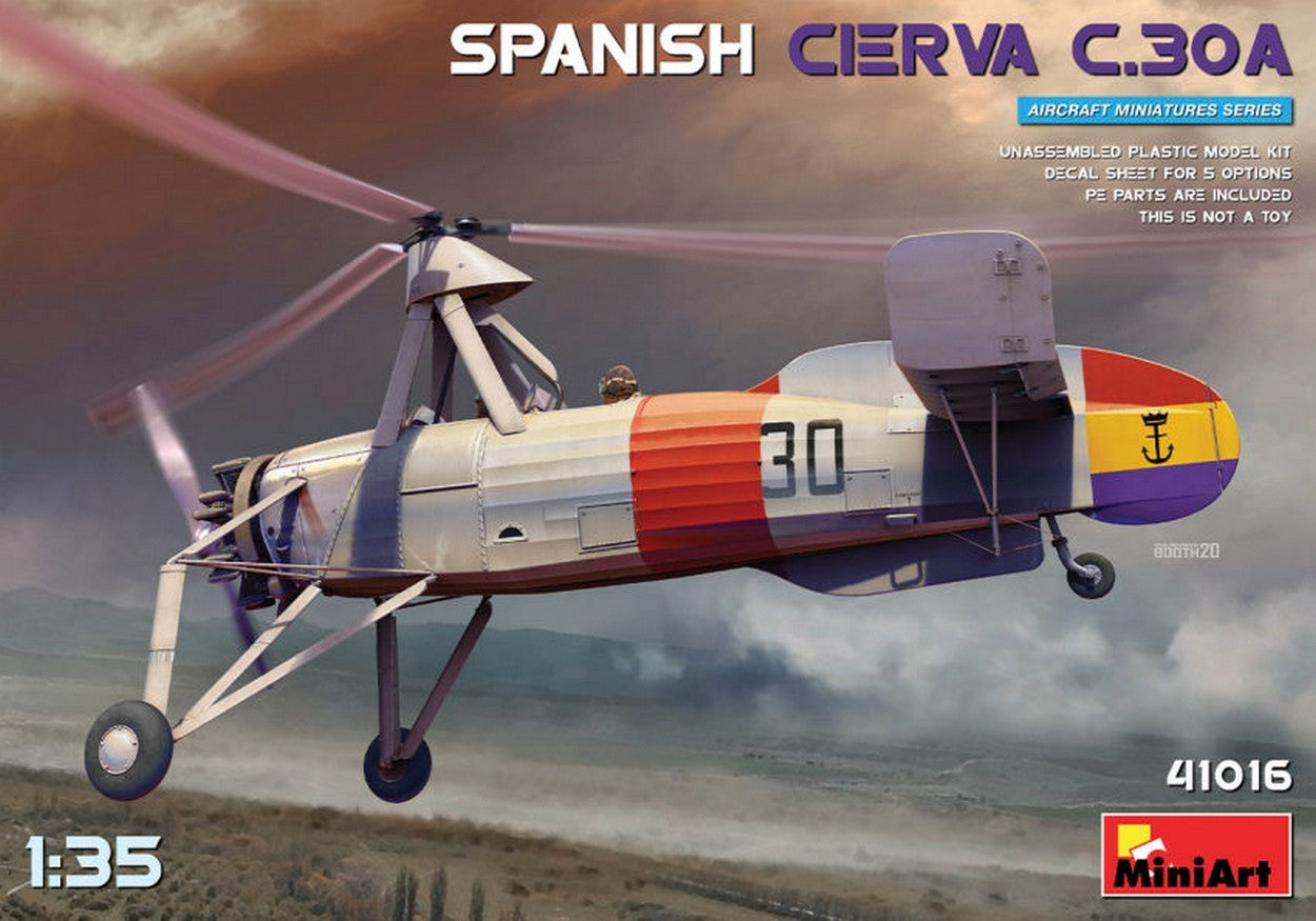 KIT DA MONTARE IN SCALA COMPATIBILE CON SPANISH CIERVA C 30A KIT 1:35 MINIART MIN41016
