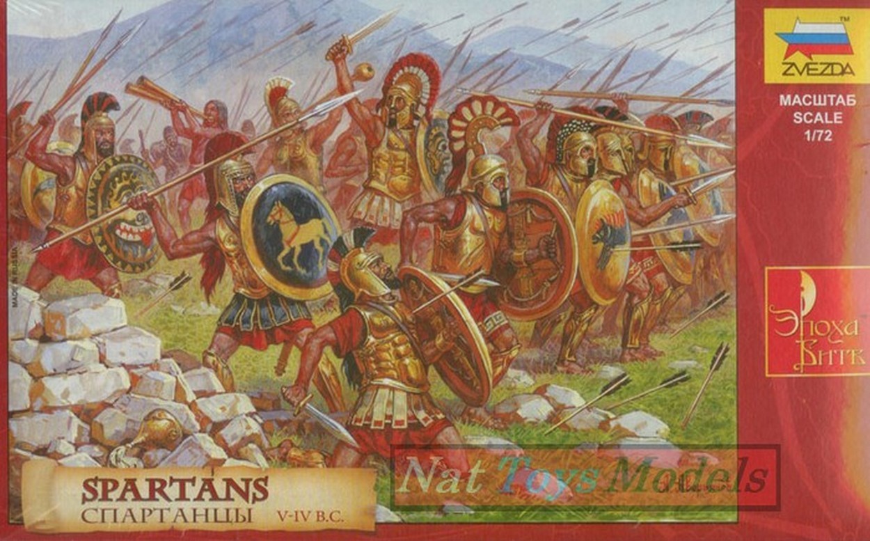 KIT DA MONTARE IN SCALA COMPATIBILE CON SPARTANS KIT 1:72 ZVEZDA Z8068
