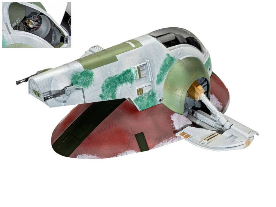 KIT DA MONTARE IN SCALA COMPATIBILE CON STAR WARS THE BOOK OF BOBA FETT (BOBA FETT'S STARSHIP) KIT 1:88 REVELL RV06785