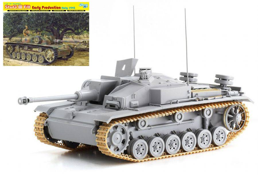 KIT DA MONTARE IN SCALA COMPATIBILE CON STUG.III AUSF.F/8 EARLY PRODUCTION ITALY 1943 SMART KIT 1:35 DRAGON D6620
