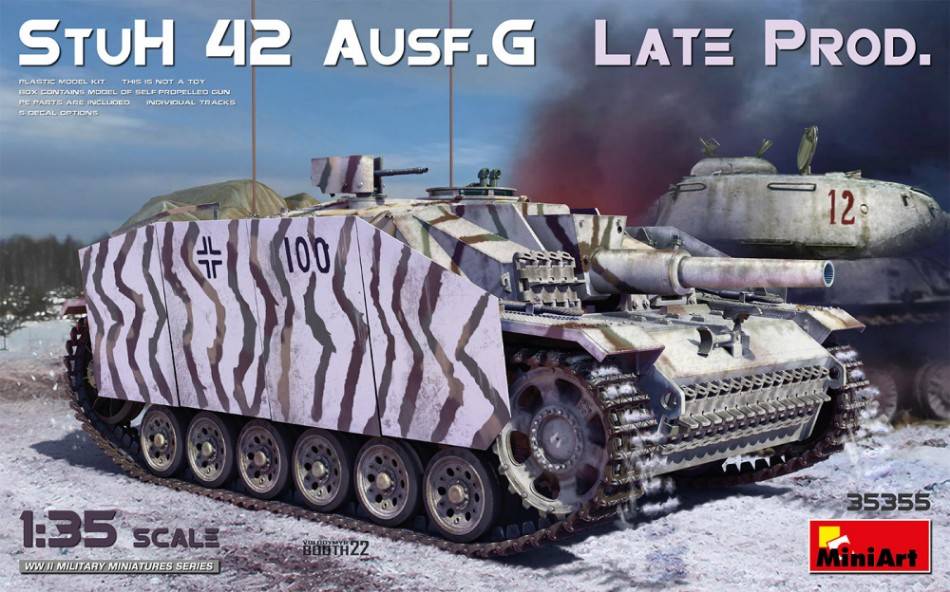 KIT À ASSEMBLER DANS UNE ÉCHELLE COMPATIBLE AVEC STUH 42 AUSF.G LATE PROD. KIT 1:35 MINIART MIN35355