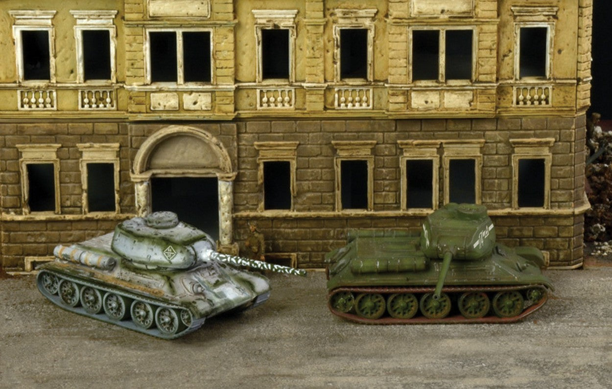 KIT DE MONTAGE À L'ÉCHELLE COMPATIBLE AVEC LE KIT DE RÉSERVOIR RUSSE T-34/85 1:72 ITALERI IT7515
