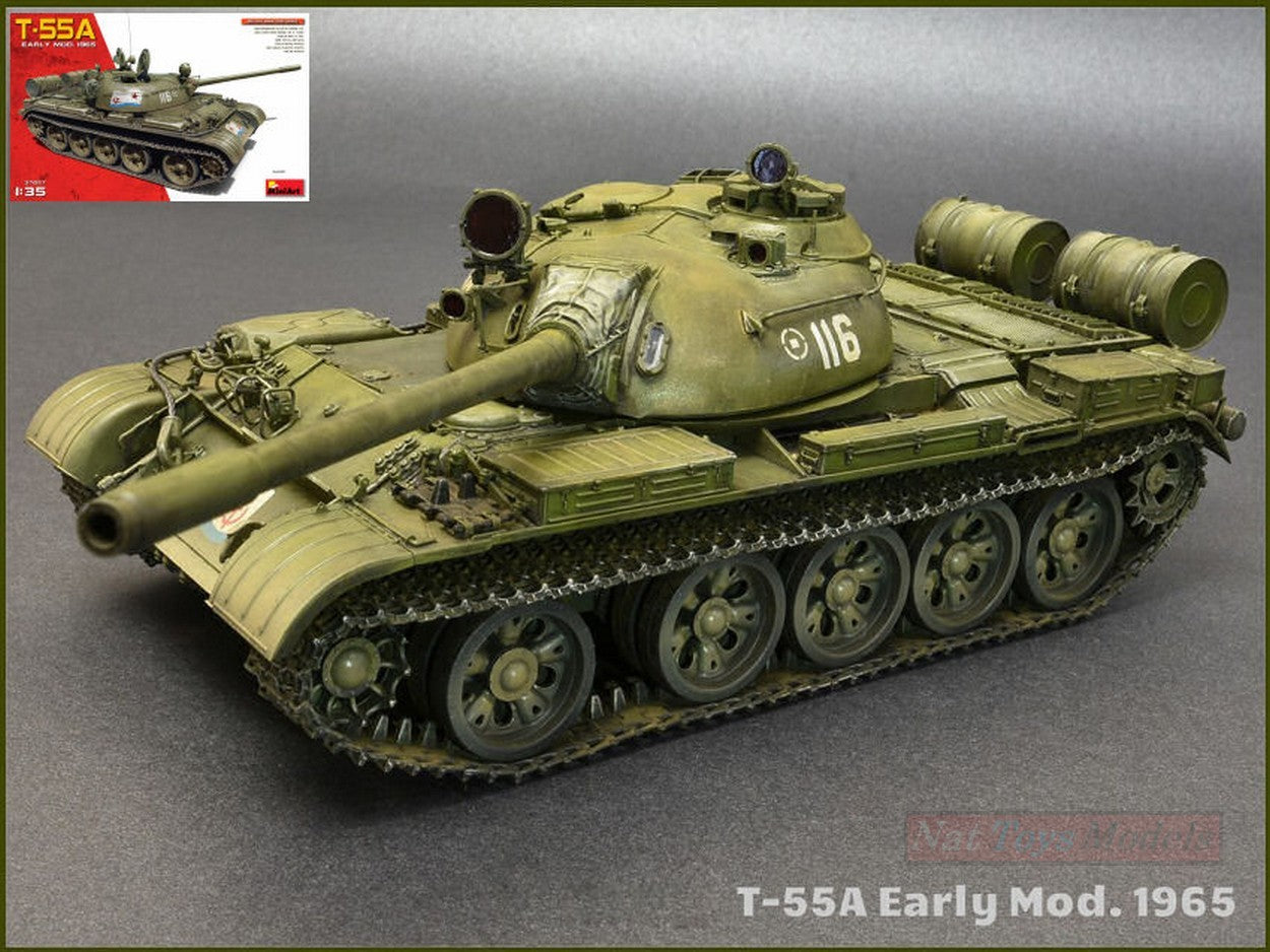 KIT DA MONTARE IN SCALA COMPATIBILE CON T-55A EARLY MOD.1965 KIT 1:35 MINIART MIN37057