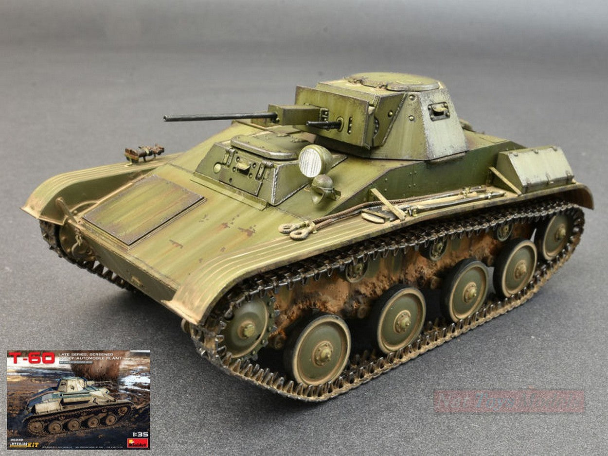 KIT DA MONTARE IN SCALA COMPATIBILE CON T-60 LATE SERIES SCREENED INTERIOR KIT 1:35 MINIART MIN35232