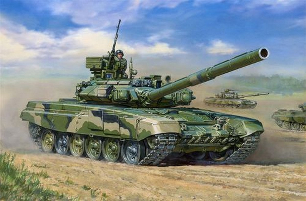 SCALE ASSEMBLY KIT COMPATIBLE WITH T-90 RUSSIAN MBT KIT 1:35 1:35 ZVEZDA Z3573