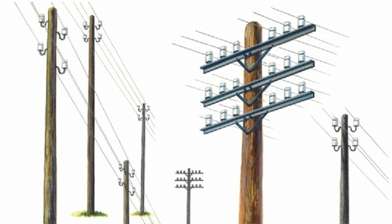 KIT DA MONTARE IN SCALA COMPATIBILE CON TELEGRAPH POLES KIT 1:35 ITALERI IT0404
