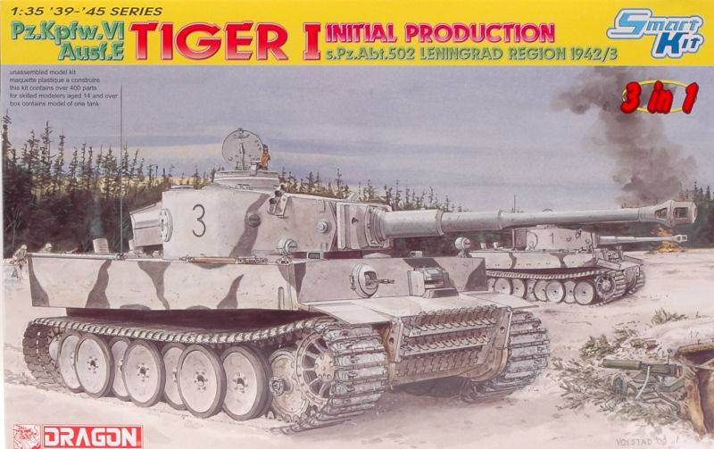 SCALE ASSEMBLY KIT COMPATIBLE WITH TIGER I LENINGRAD 1943-43 KIT 1:35 DRAGON D6600