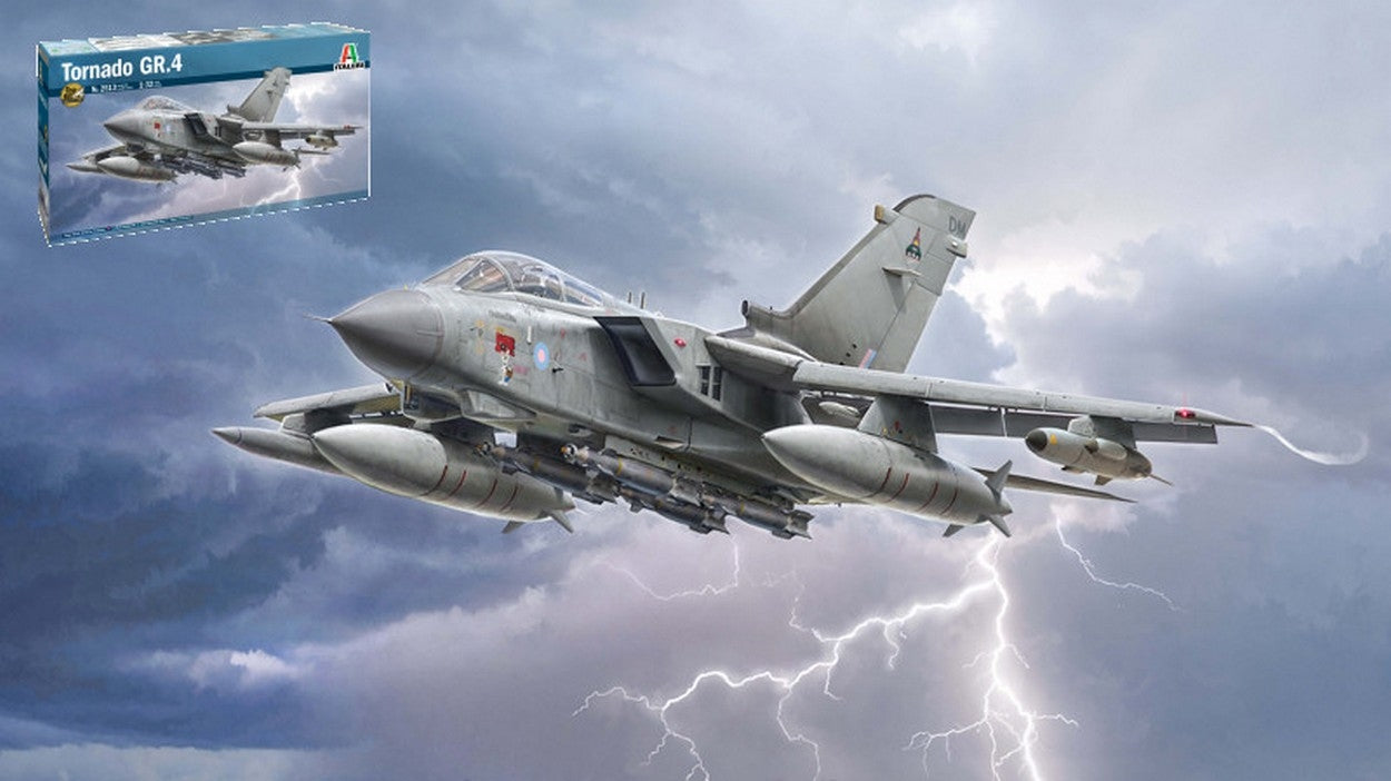 KIT TO BE ASSEMBLED IN SCALE COMPATIBLE WITH TORNADO GR.4 KIT 1:32 ITALERI IT2513