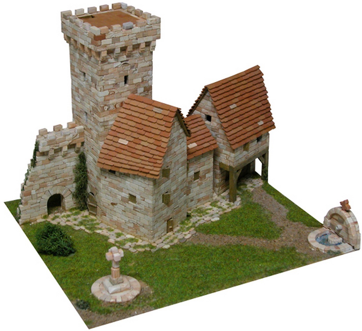 KIT À ASSEMBLER À L'ÉCHELLE COMPATIBLE AVEC LA TOUR MÉDIÉVALE PCS 3200 cm 25 x 28 x 22 AEDES ARS ADS1256