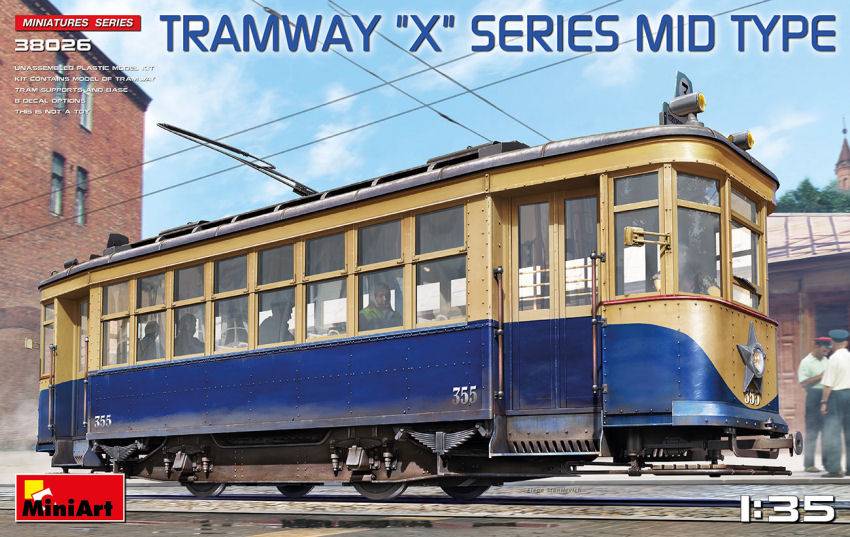 KIT DA MONTARE IN SCALA COMPATIBILE CON TRAMWAY X-SERIES MID TYPE KIT 1:35 MINIART MIN38026