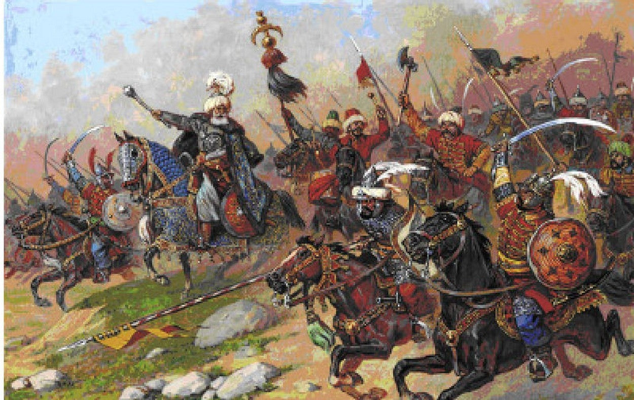 KIT DA MONTARE IN SCALA COMPATIBILE CON TURKISH CAVALRY KIT 1:72 ZVEZDA Z8054