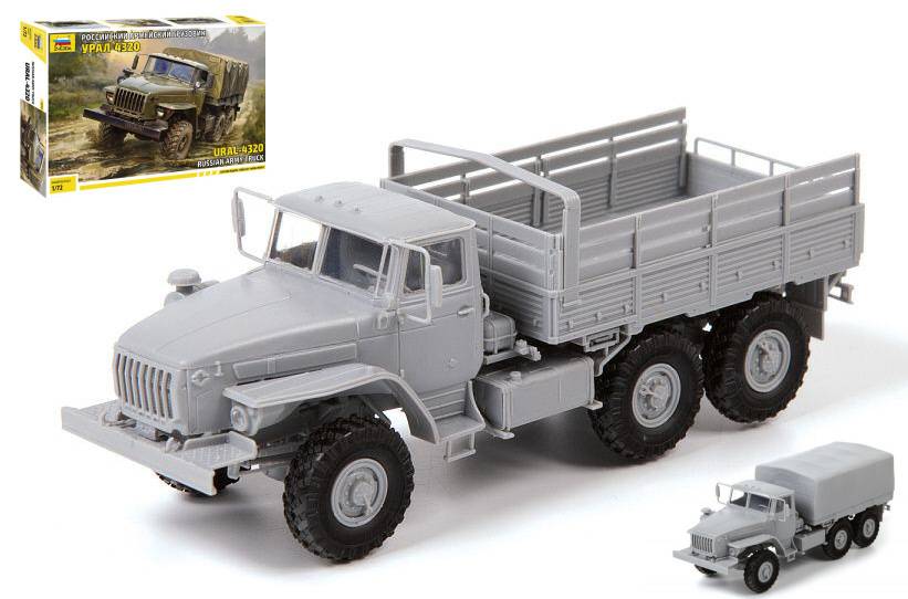 KIT DA MONTARE IN SCALA COMPATIBILE CON URAL-4320 RUSSIAN 6x6 OFFROAD TRUCK KIT 1:35 ZVEZDA Z5050