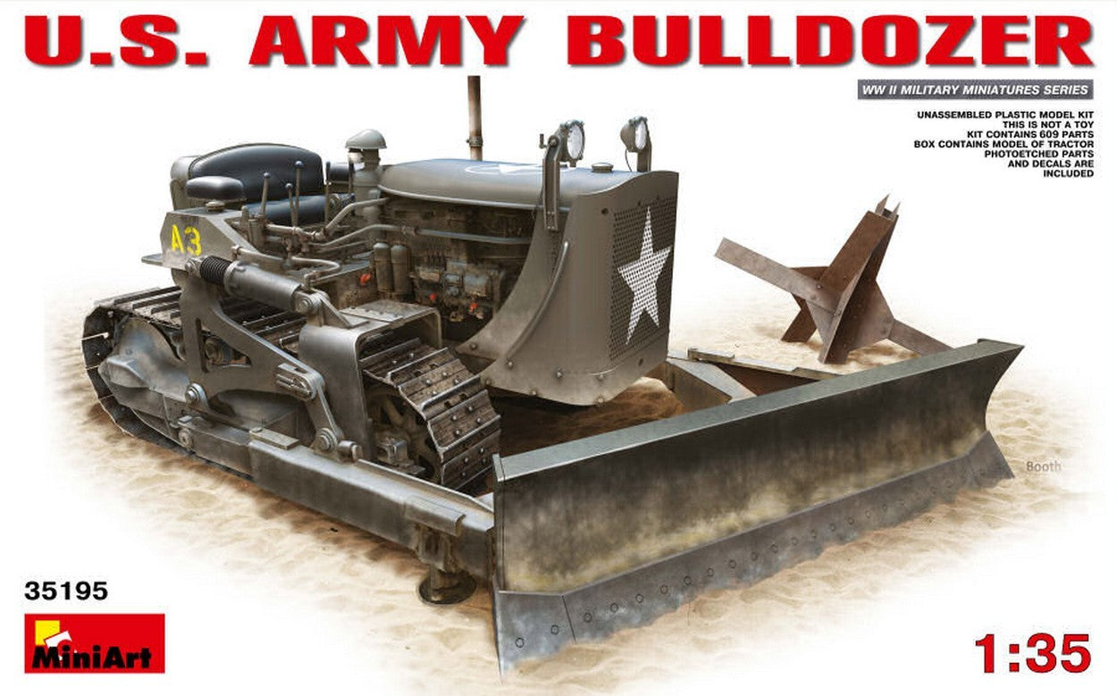 KIT DA MONTARE IN SCALA COMPATIBILE CON U.S. ARMY BULLDOZER KIT 1:35 MINIART MIN35195