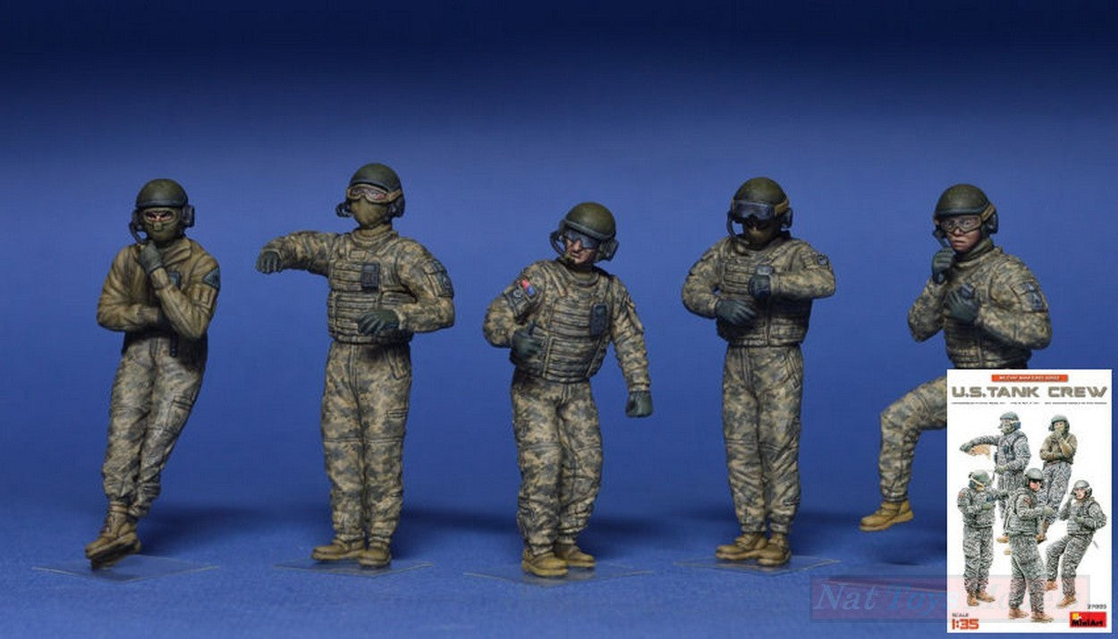 KIT DA MONTARE IN SCALA COMPATIBILE CON U.S.TANK CREW KIT 1:35 MINIART MIN37005
