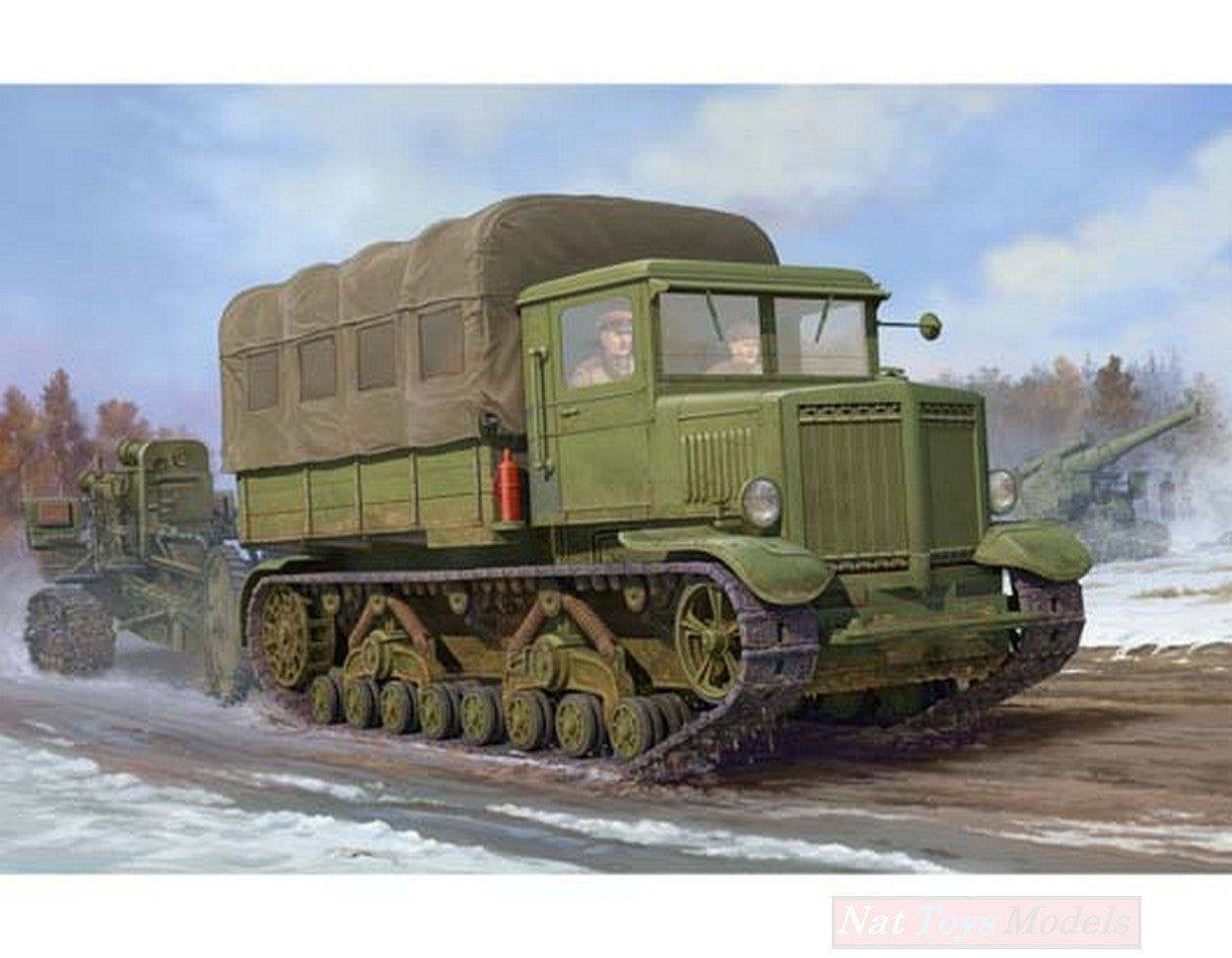 KIT DE MONTAGE À L'ÉCHELLE COMPATIBLE AVEC LE KIT DE TRACTEUR VOROSHILOVETS 1:35 TRUMPETER TP1573