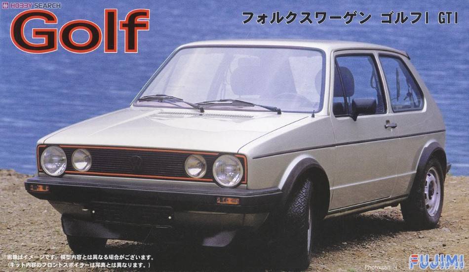 KIT DA MONTARE IN SCALA COMPATIBILE CON VW GOLF GTI GREY KIT 1:24 FUJIMI FJ126098