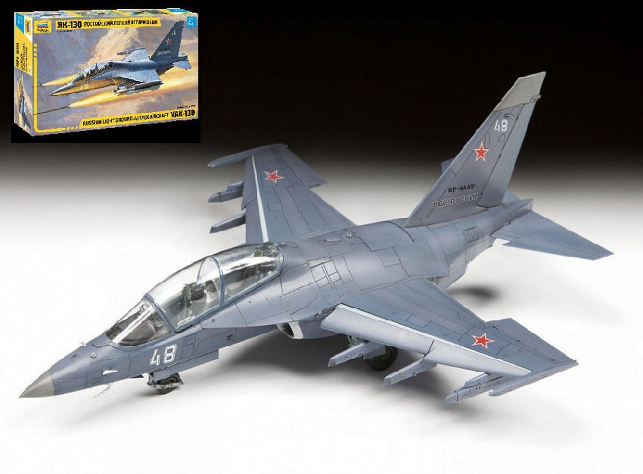 KIT DE MONTAGE À L'ÉCHELLE COMPATIBLE AVEC LE KIT D'ENTRAÎNEUR YAK-130 1:48 ZVEZDA Z4821
