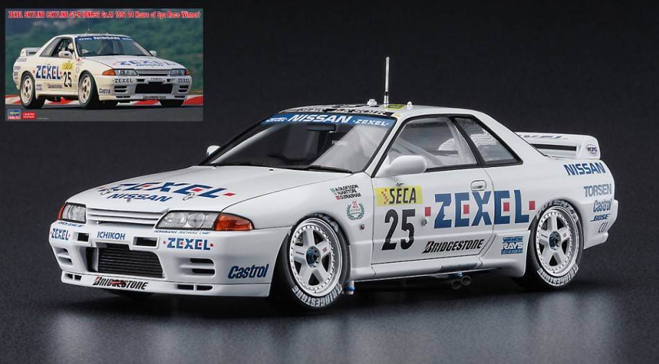 KIT DE MONTAGE À L'ÉCHELLE COMPATIBLE AVEC ZEXEL SKYLINE (SKYLINE GT-R) Gr.A 1991 KIT 1:24 HASEGAWA HA20565