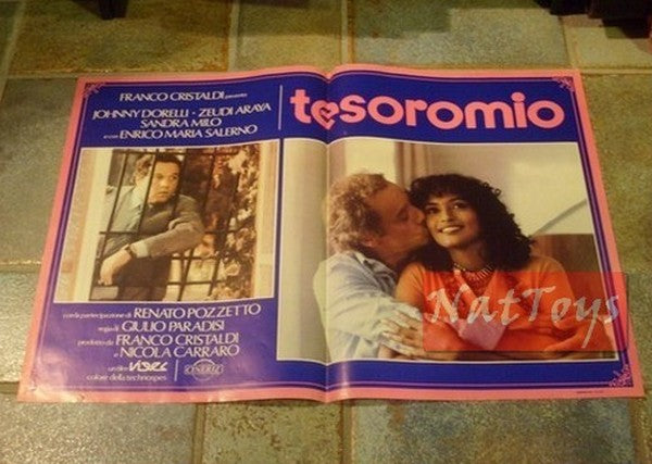 Film Poster PHOTO BAG MY TREASURE 47X67 1979 Dorelli Araya Original Poster