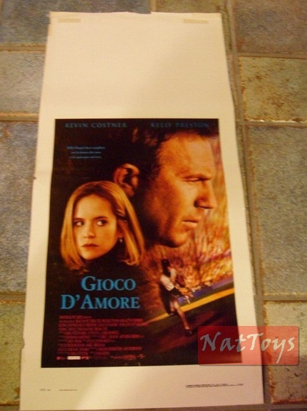 GAME OF LOVE Film Poster with Kevin Costner Original Cinema Poster