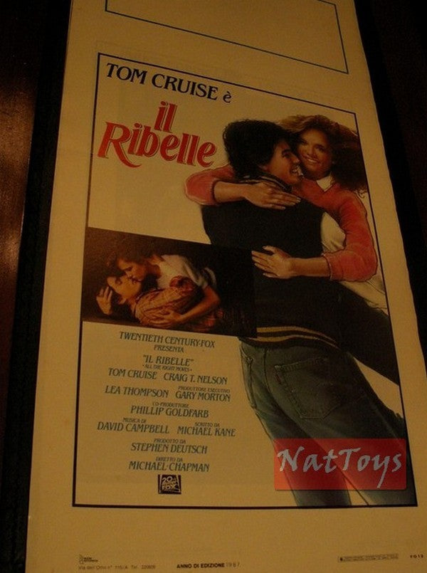 Locandina Film IL RIBELLE con Tom Cruise Original Poster Cinema