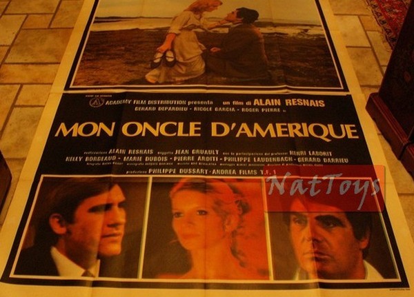 Film Poster MON ONCLE D'AMERIQUE 1980 4F Original Poster